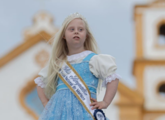 Pietra Grossklags simboliza inclusão como primeira Miss Simpatia da Festa do Marisco
