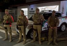 Polícia Militar de Penha recebe reforço de nove novos policiais