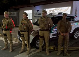 Polícia Militar de Penha recebe reforço de nove novos policiais