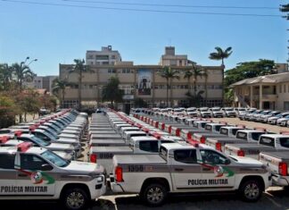 Com mais de R$ 24 milhões de investimentos, PMSC recebe 120 novas viaturas