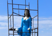 Restauração da estátua de Iemanjá reforça preservação cultural em Barra Velha