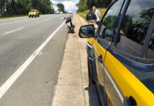 Motociclista “Superman” é interceptado na BR-116 em Mafra