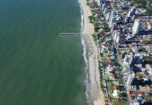 Obra de alargamento da Praia Central será concluída nesta sexta-feira (10/04)