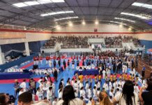 Penha sedia etapa do Campeonato Estadual de Karatê e conquista terceiro lugar geral por equipes