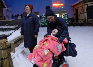 Alles Park realiza o sonho de paciente de Blumenau em conhecer a neve