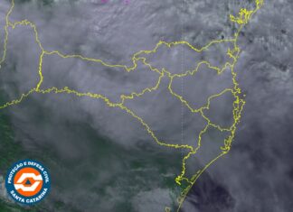 Frente fria derruba temperaturas em Santa Catarina e muda o tempo no estado