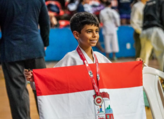 Atleta de Penha Arthur Damasceno é vice-campeão da categoria no Campeonato Brasileiro de Karatê JKA