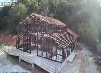 Maior construção enxaimel do Brasil no século XXI ganha forma em Guabiruba