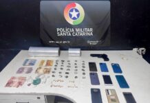 Homem é preso por tráfico de drogas, falsa identidade e posse de simulacro em Navegantes