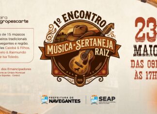 Agropescarte vai promover 1º Encontro de Música Sertaneja Raíz em Navegantes