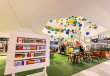 Itajaí Shopping cria espaço inédito no empreendimento para viver a Copa e trocar figurinhas