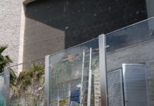 Trabalhador fica ferido após queda e desabamento de muro em Itajaí