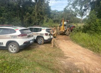 Ação conjunta de forças de segurança localiza restos mortais submersos após prisão de casal em Araquari
