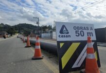 CASAN avança nas obras de esgotamento sanitário em Barra Velha