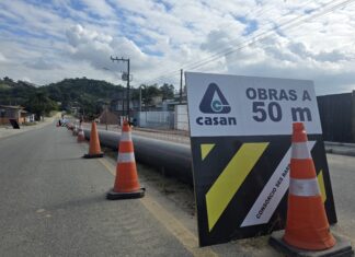 CASAN avança nas obras de esgotamento sanitário em Barra Velha