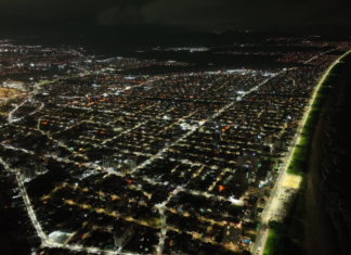 Área urbana de Navegantes está 100% iluminada em LED