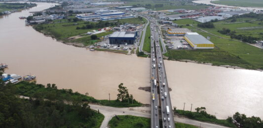 Arteris Litoral Sul inicia nesta segunda-feira (20) segunda etapa das intervenções na ponte sobre o Rio Itajaí-Açu