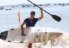 Rebeka Klotz é campeã brasileira de Stand Up Paddle; ela vai representar o Brasil no Mundial