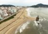 Mais de 70% das obras do alargamento da Praia do Gravatá já estão concluídas