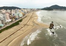 Mais de 70% das obras do alargamento da Praia do Gravatá já estão concluídas