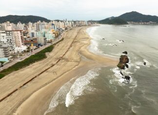 Mais de 70% das obras do alargamento da Praia do Gravatá já estão concluídas