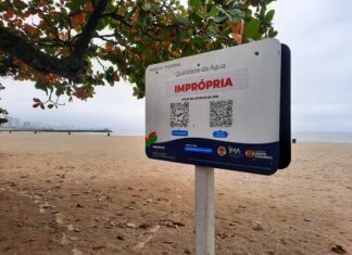 Dois pontos da orla de Balneário Piçarras ficam impróprios após fortes chuvas