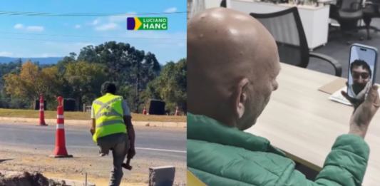 Luciano Hang doará prótese para pedreiro de Laguna após conhecer história de superação