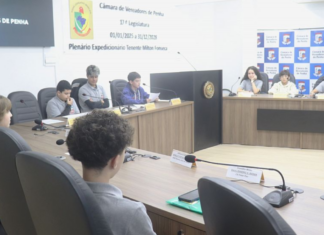 Vereadores Mirins de Penha realizam a 3ª Reunião Ordinária