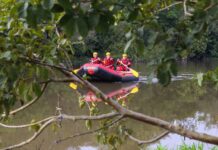 Corpo de Bombeiros Militar realiza simulado de busca e resgate em inundação e enxurrada em Itajaí