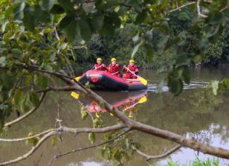 Corpo de Bombeiros Militar realiza simulado de busca e resgate em inundação e enxurrada em Itajaí