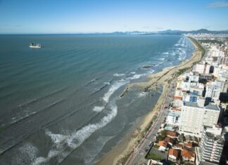 Mais de 30% das obras de alargamento da Praia do Gravatá foram concluídas em apenas três dias