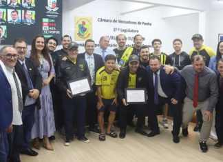 Associação Atlética Flexa Negra recebe moção de aplausos da Câmara de Penha