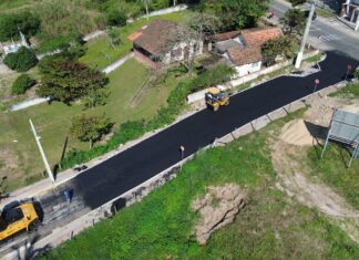 Pavimentação avança nas descidas de praia do Itacolomi em Balneário Piçarras