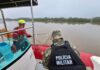 Operação conjunta apreende redes de pesca irregulares na Laguna de Barra Velha