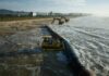 Alargamento da faixa de areia da Praia do Gravatá começa neste domingo, 12