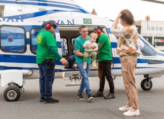 Havan presenteia mais de 300 clientes com voos de helicóptero no aniversário de Brusque
