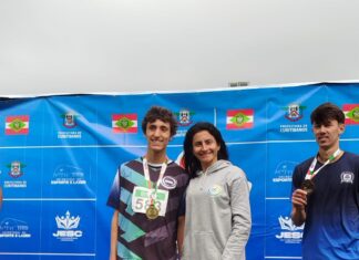 Atleta de Balneário Piçarras conquista dois ouros no Jesc e garante vaga para etapa nacional
