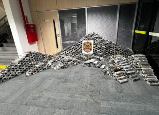 PF localiza mais 725 quilos de cocaína em imóvel de Itajaí