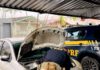 PRF recupera carro furtado em BC na BR-101 em Porto Belo