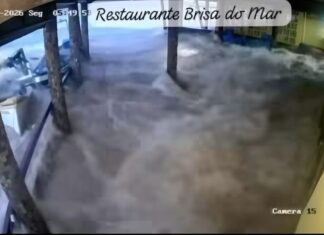 Santa Catarina registra tsunami meteorológico no Litoral Sul e terá queda nas temperaturas